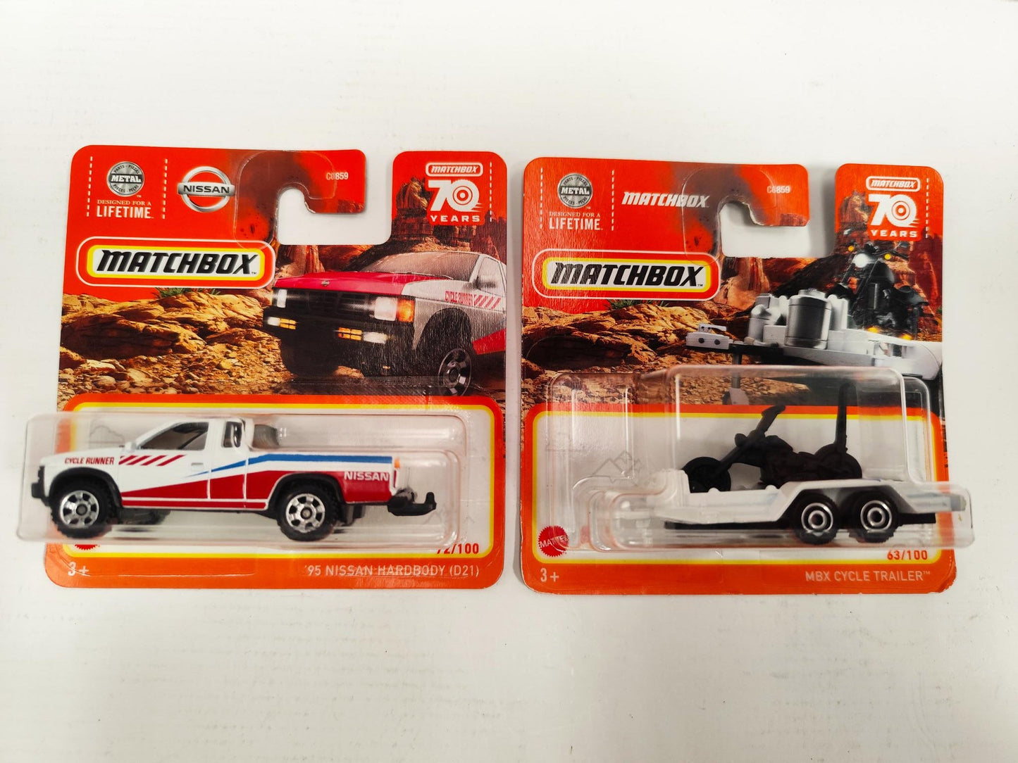 NISSAN pickup + remorque matchbox