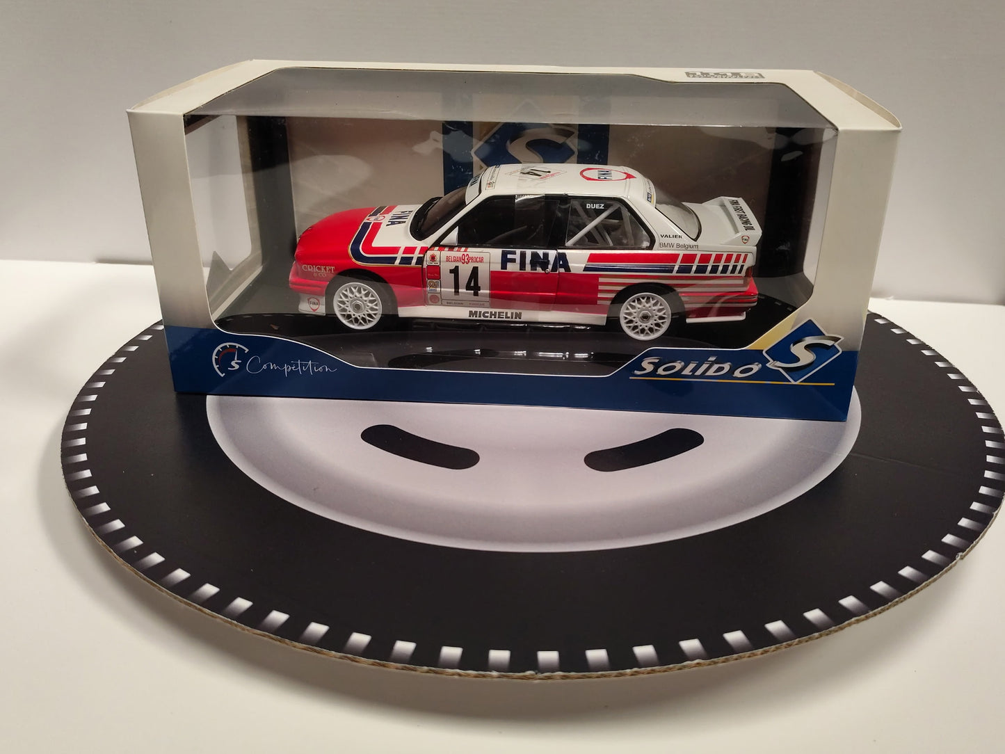 BMW E30 M3 - BELGIUM PROCAR 1993 - DUEZ #14 1/18 S1801523 SOLIDO