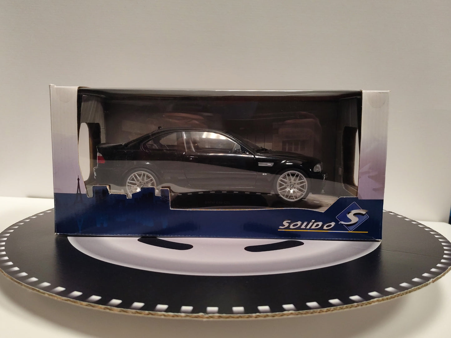 BMW E46 CSL - BIACK -2003 1/18 S1806506 SOLIDO