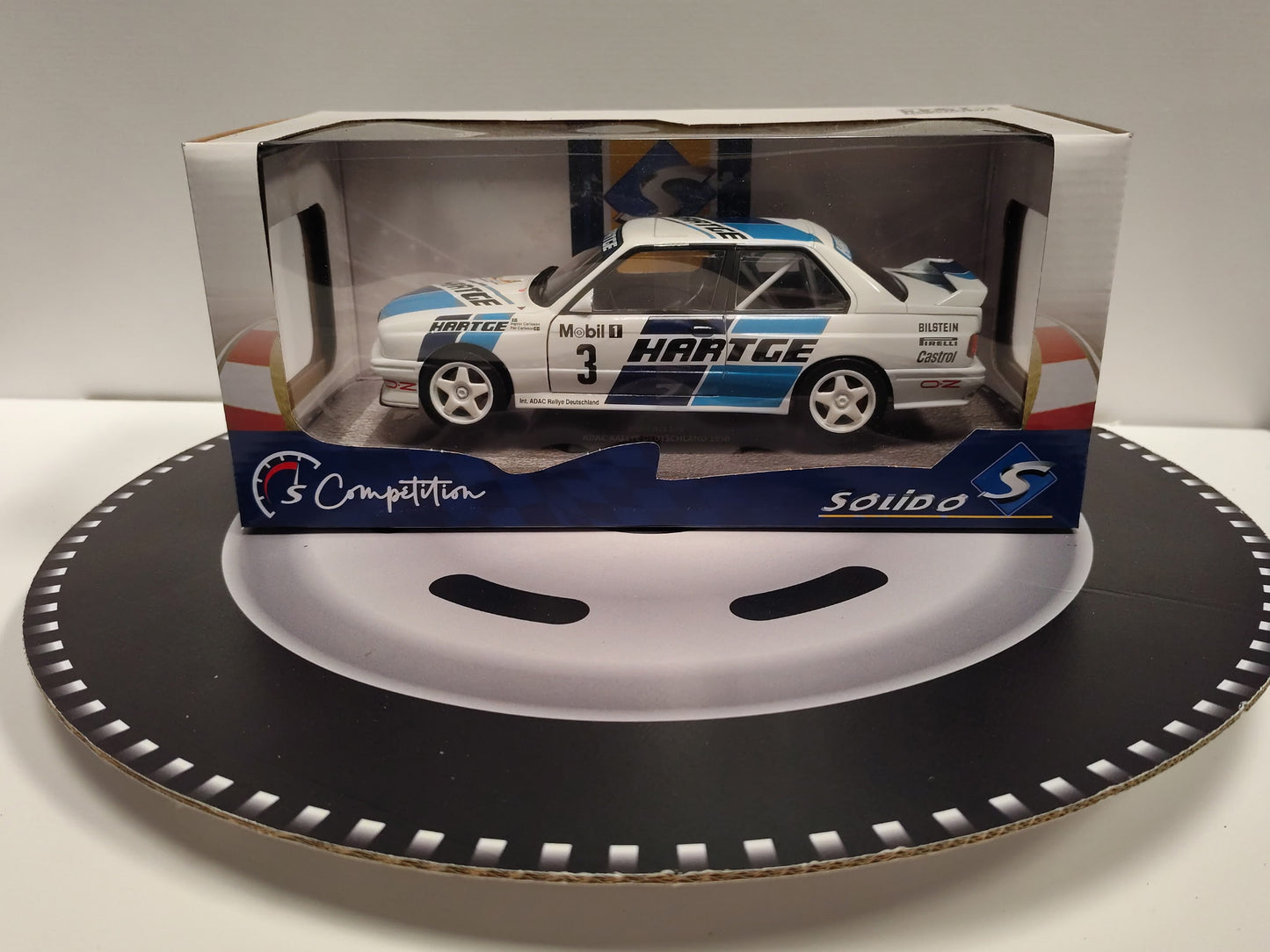 BMW E30 GRA-ADAC RALLY 1990- #3 1/18 S1801514 SOLIDO