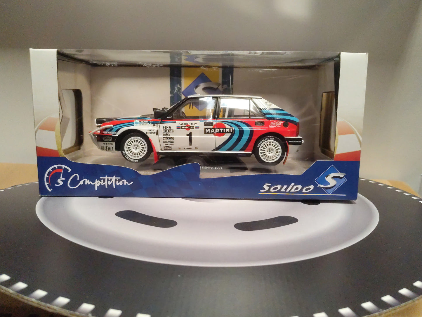 LANCIA DELTA HF INTEGRALE SAFARI RALLYE KENYA 1991 #1 RECALDE / CHRISTIE 1/18 S1807803 SOLIDO