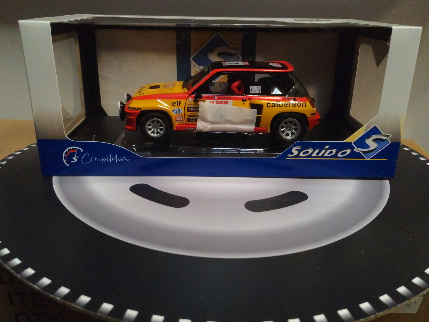 RENAULT 5 TURBO TOUR DE CORSE 1980 #4 RAGNOTTI/ANDRIE 1/18 S1801314 SOLIDO