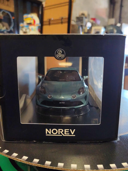 ALPINE A110 BLEU AZUR NOREV 1/18 SERIE BEACH