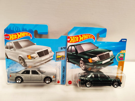 lot de 2 Hot Wheels Mercedes-Benz 500
