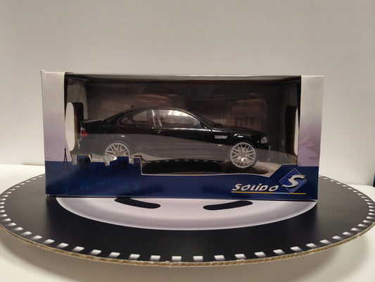 BMW E46 CSL - BIACK -2003 1/18 S1806506 SOLIDO