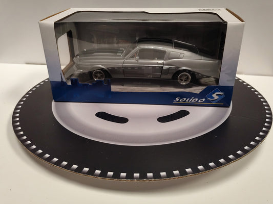 SHELBY GT500 -GREY BLACK STRIPES 1969 1/18 S1802905 SOLIDO