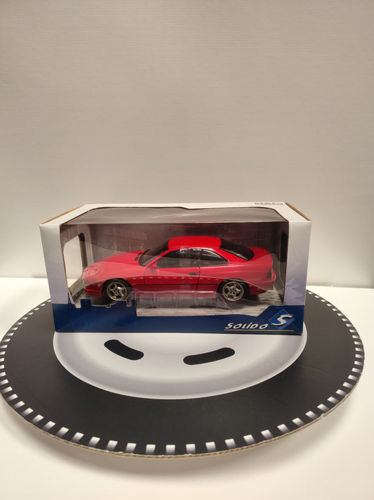 BMW 850 CSI (E31)-BRILLIANT ROT-1990 1/18 S1807001 SOLIDO
