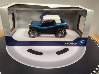 MANX MEYERS BUGGY – SOFT ROOF BLUE 1968 1/18 S1802701 SOLIDO