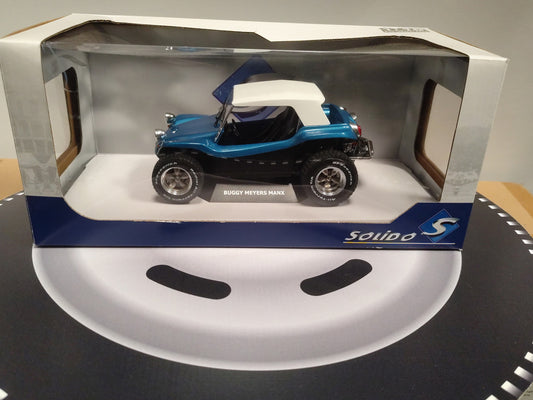 MANX MEYERS BUGGY – SOFT ROOF BLUE 1968 1/18 S1802701 SOLIDO