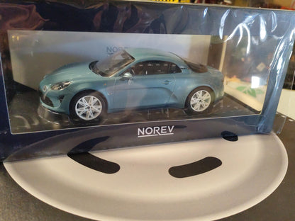 ALPINE A110 BLEU AZUR NOREV 1/18 SERIE BEACH