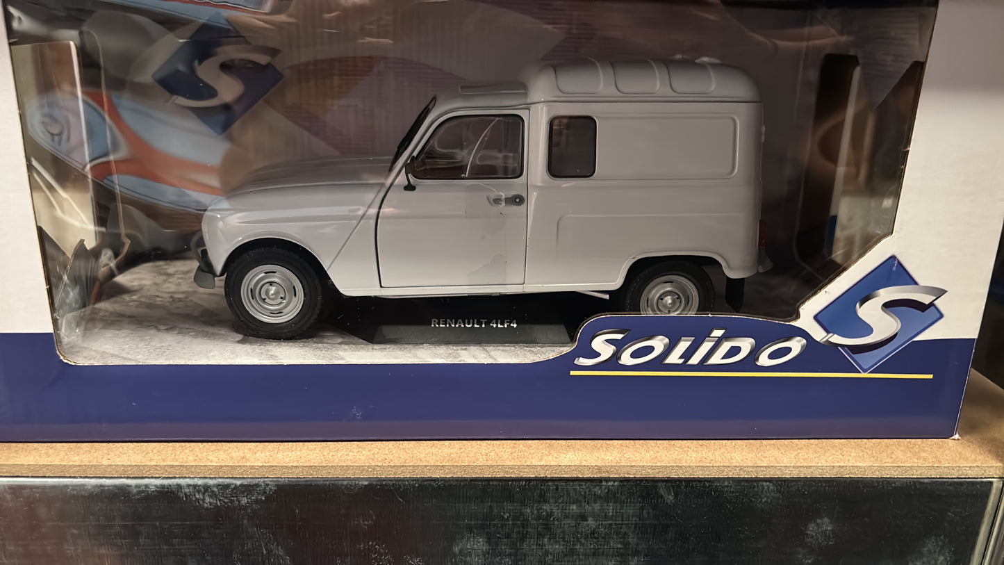 4L FOURGONETTE Blanche 1/18 SOLIDO