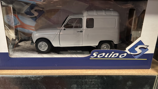 4L FOURGONETTE Blanche 1/18 SOLIDO