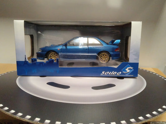 SUBARU IMPREZA 22B SONIC BLUE 1998 1/18 S1807401 SOLIDO