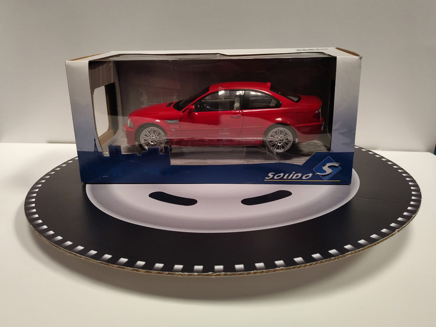 BMW E46 M3 - RED - 2000 1/18 S1806504 SOLIDO