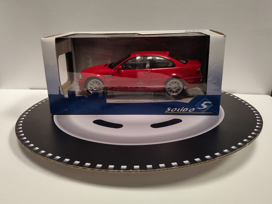 BMW E46 M3 - RED - 2000 1/18 S1806504 SOLIDO