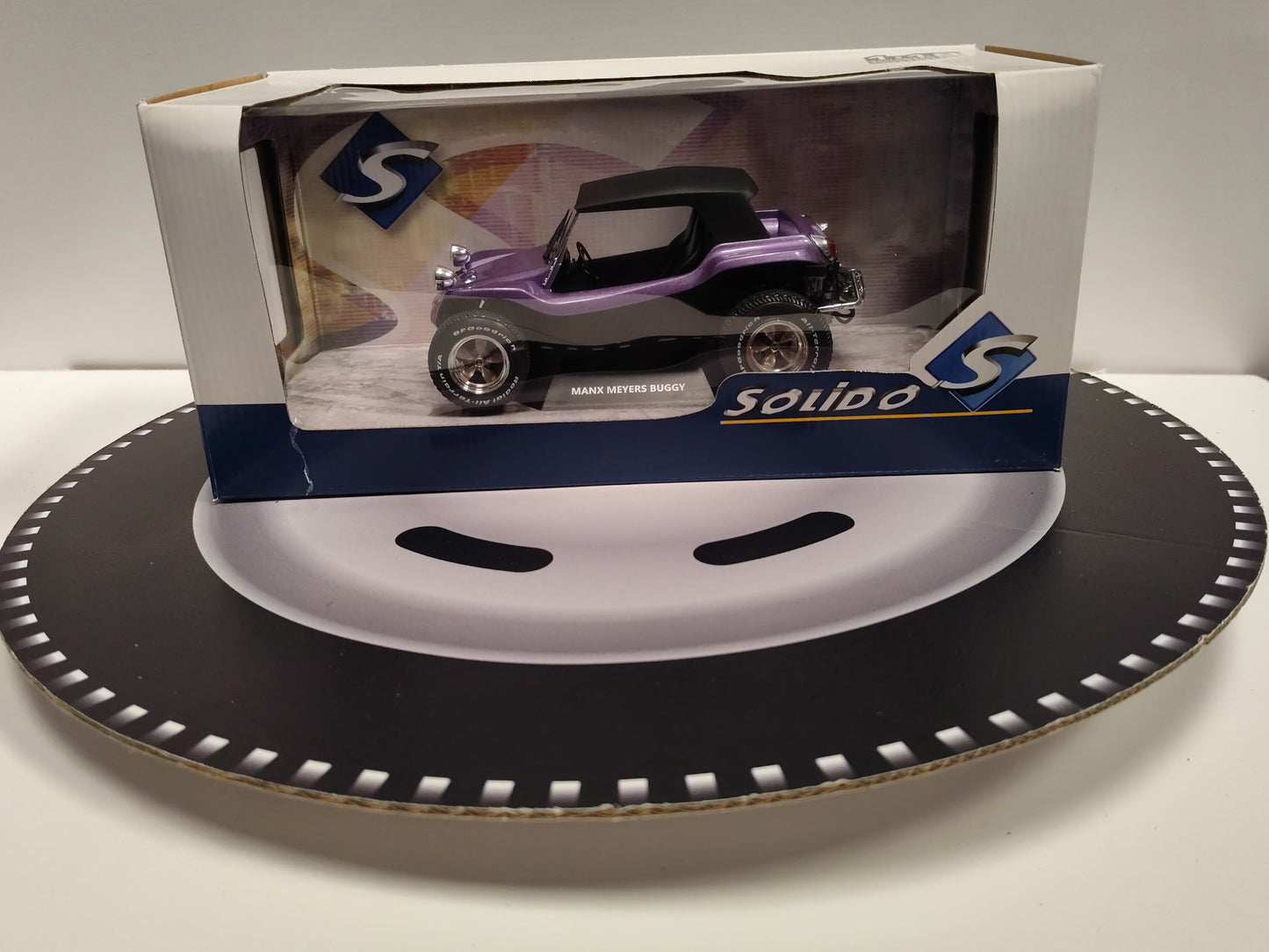 MANX MEYERS BUGGY - SOFT ROOF PURPLE METALLIC 1968 1/18 S1802706 SOLIDO
