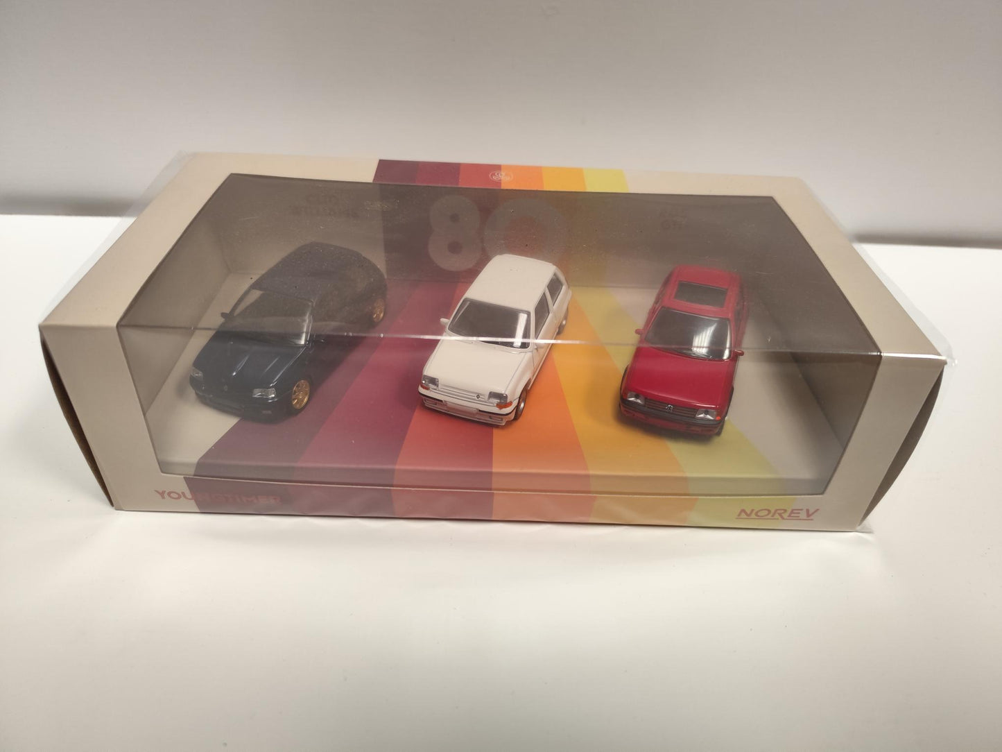NOREV – JET CAR 1/43 – RENAULT Pack Super 5 GT Turbo – Clio Williams – 205 GTi