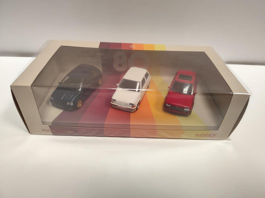 NOREV – JET CAR 1/43 – RENAULT Pack Super 5 GT Turbo – Clio Williams – 205 GTi