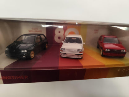 NOREV – JET CAR 1/43 – RENAULT Pack Super 5 GT Turbo – Clio Williams – 205 GTi