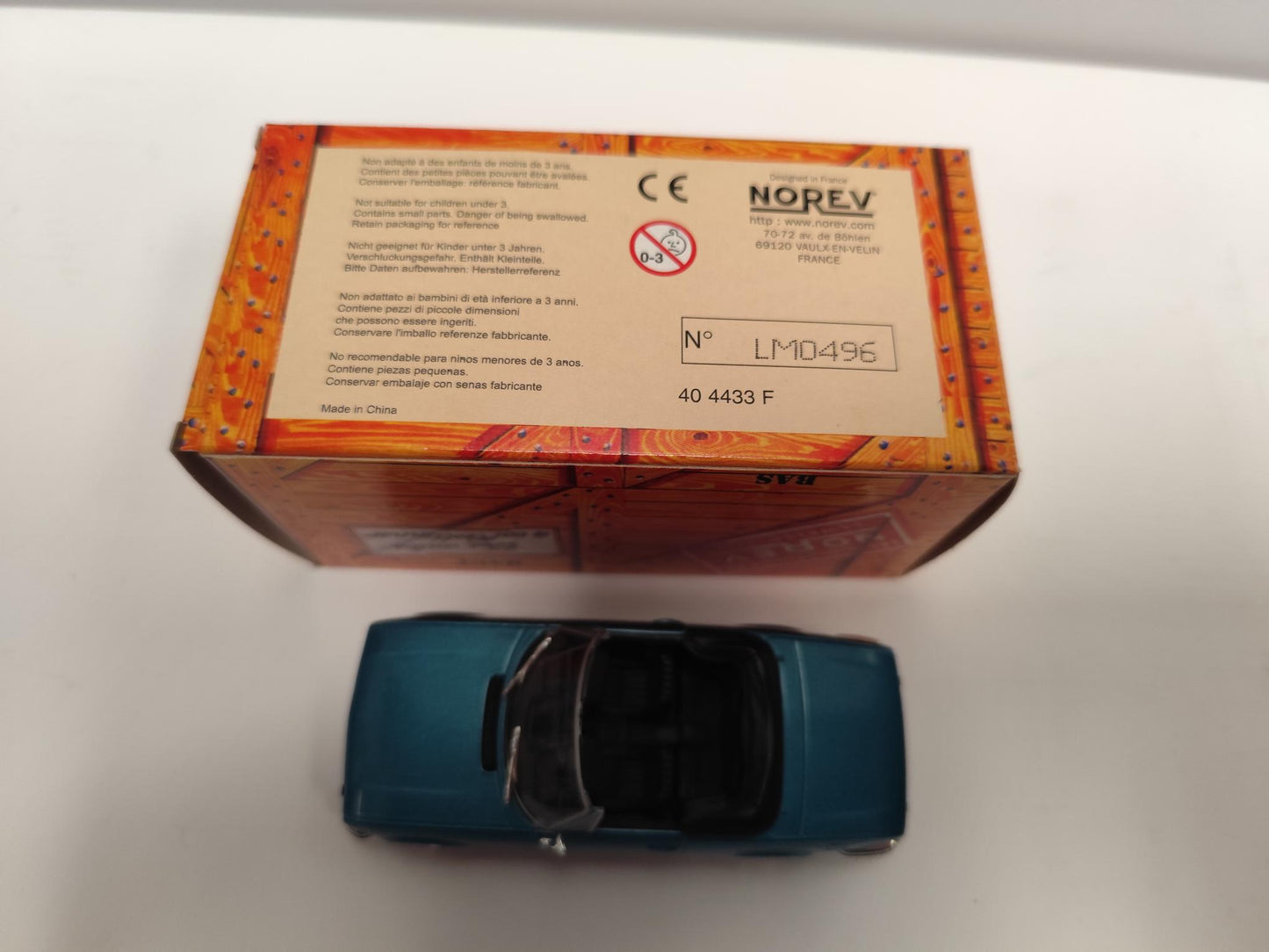 PEUGEOT 504 CABRIOLET 1969 NOREV 1/43