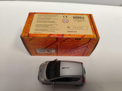 Peugeot 107 argent modèle 2005 NOREV 1/43