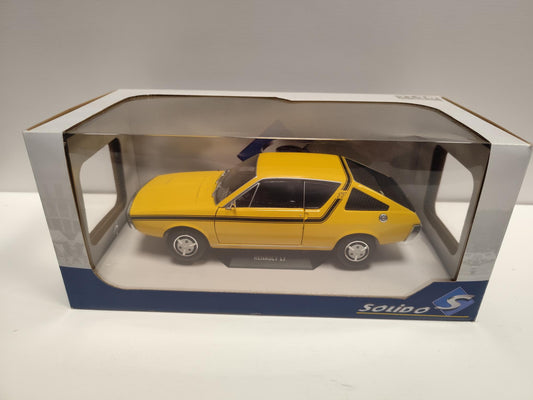 RENAULT R17 MKI 1976 JAUNE SOLIDO 1/18