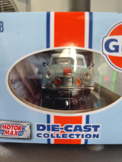 MINI MORRIS COOPER 1961 -67 GULF ECHELLE 1/18 EME