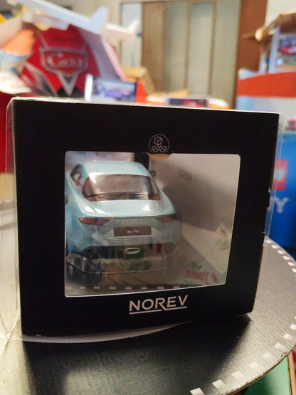 ALPINE A110 BLEU AZUR NOREV 1/18 SERIE BEACH