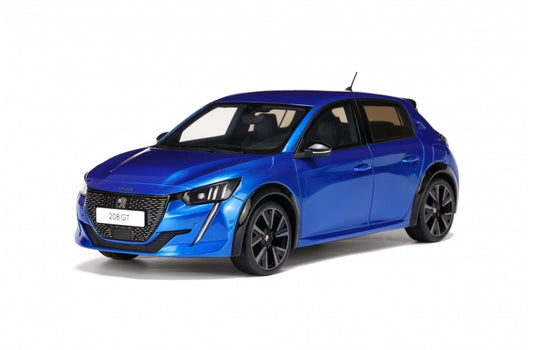 Peugeot 208 GT Bleu vertigo 1/18 Otto Edition limitée 999 exemplaires