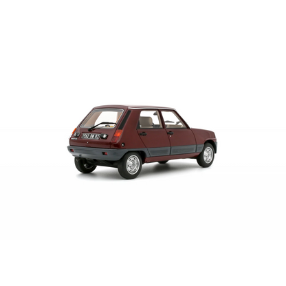 OTTO 1/18 RENAULT 5 GTL (5 PORTES) BORDEAUX 721 1984 OT1059