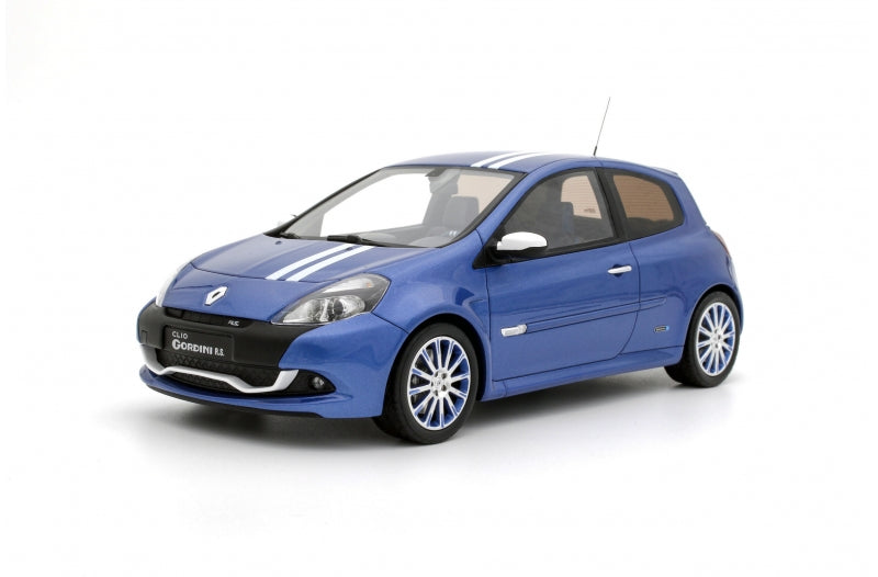Renault Clio 3 RS, Gordini, 2012, bleue, 1:18, Ottomobile, boîte d'origine, OT972
