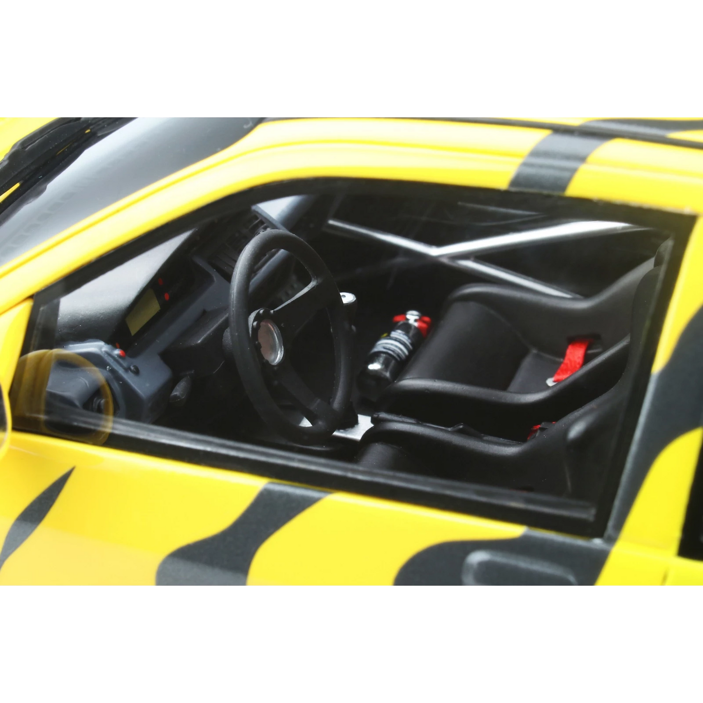 RENAULT CLIO MAXI PRESENTATION ZEBRA BLACK YELLOW 1995 OTTOMOBILE OT822 1/18
