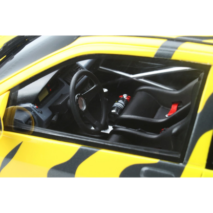RENAULT CLIO MAXI PRESENTATION ZEBRA BLACK YELLOW 1995 OTTOMOBILE OT822 1/18