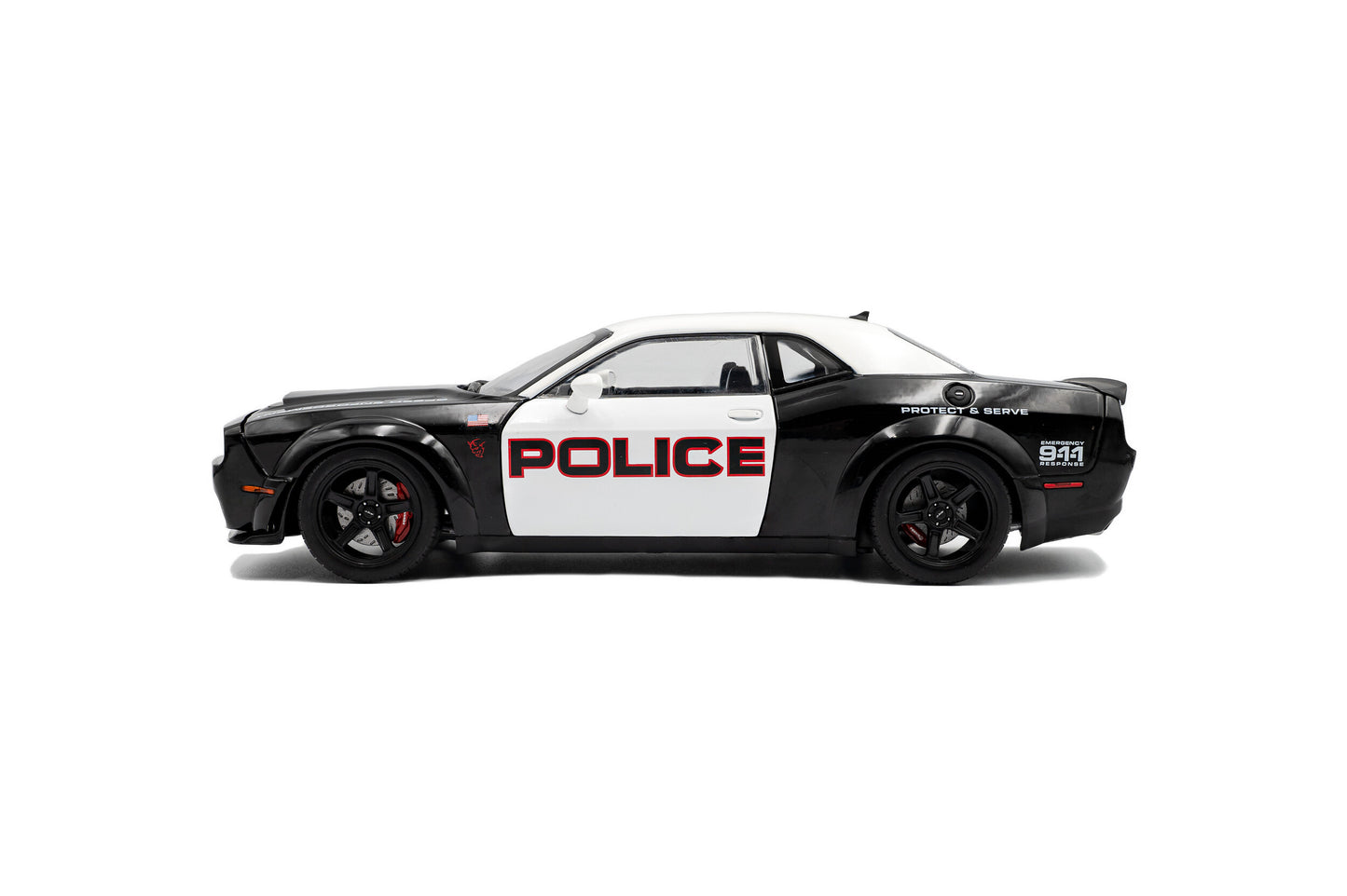Dodge Challenger Demon Police autoroutière 2023 1/18 SOLIDO S1805715