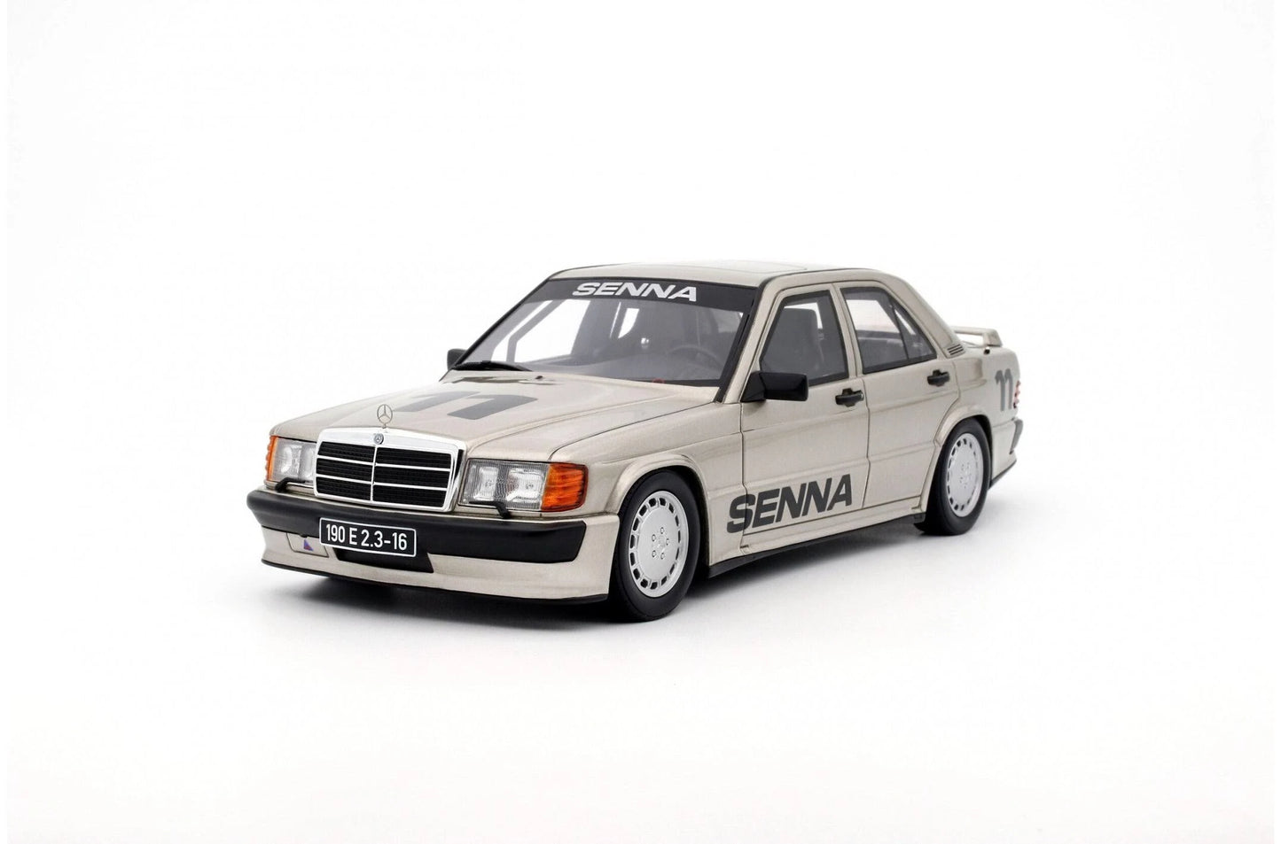 Otto Mobile Mercedes Benz 190E 2.3 - 16 W201 Ayrton Senna Métallique Or 1984